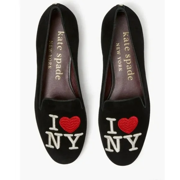 NWT 💌 KATE SPADE I Love New York Shoes Size 5.5 - Picture 2 of 6